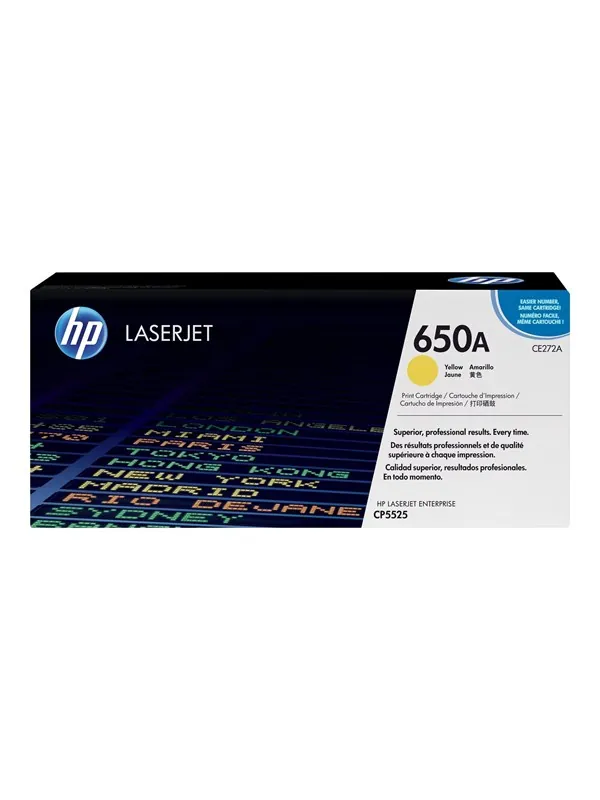 HP 650A CE272A Gul Toner