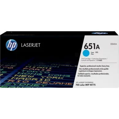 HP 651A Cyan Toner CE341A