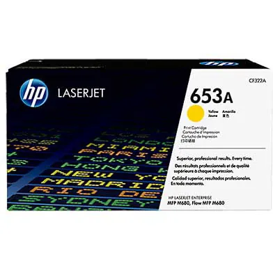 HP 653A CF322A Gul Lasertoner