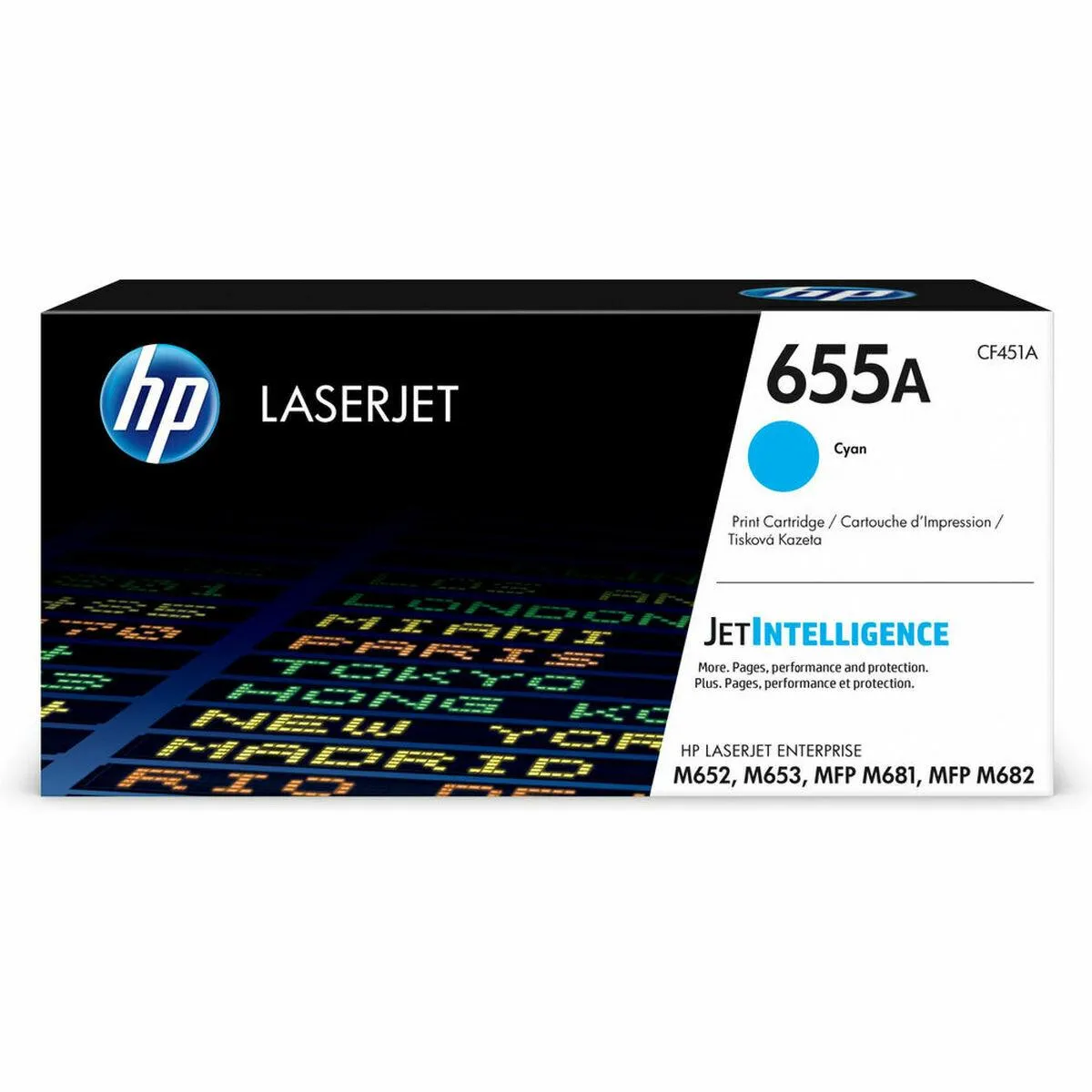 HP 655A Cyan Toner