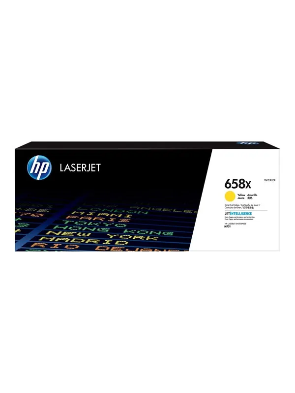 HP 658X Yellow Toner