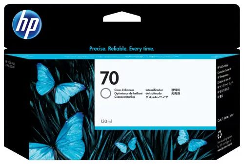HP 70 Gloss Enhancer Blækpatron