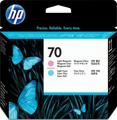 HP 70 Lys Cyan & Magenta Printhead Original