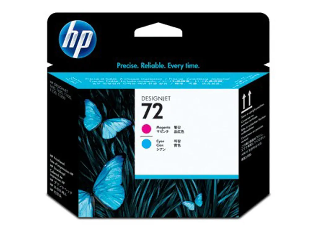 HP 72 Magenta & Cyan Printhoved C9383A