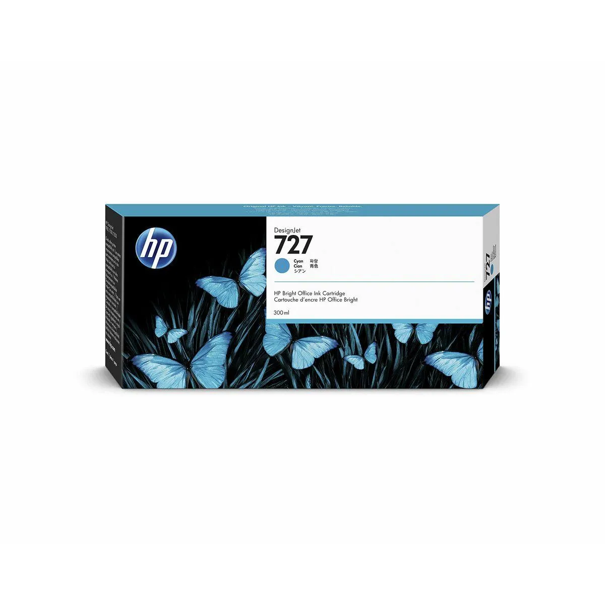 HP 727 Cyan Blækpatron