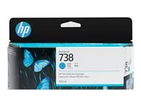 HP 738 Cyan Blækpatron