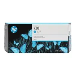 HP 738 Cyan Blækpatron