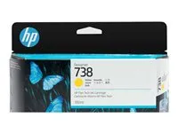 HP 738 Gul Blækpatron