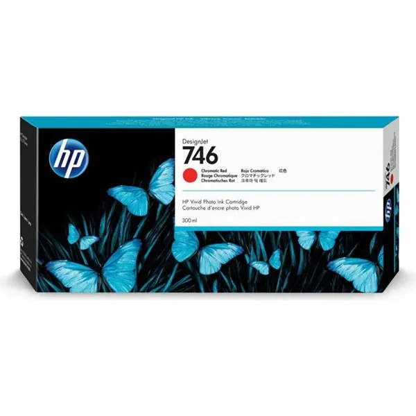 HP 746 Chromatic Red Blækpatron