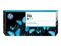 HP 746 Cyan Blækpatron
