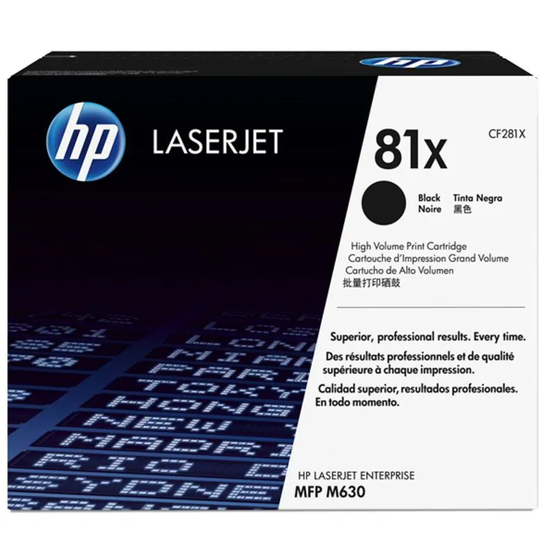 HP 81X Sort Toner CF281X