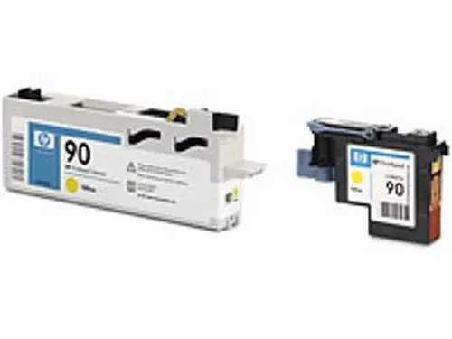 HP 90 Gul Printhead & Cleaner C5057A Original