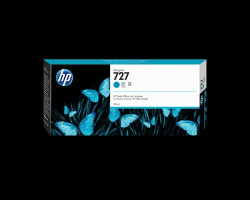 Hp Blæk Cyan 727 300ml Dj 1530
