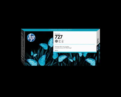 Hp Blæk Grå 727 300ml Dj 1530