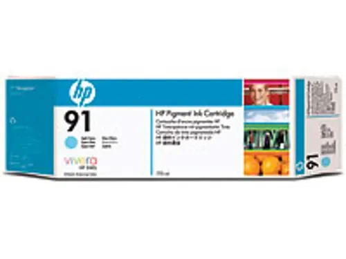 Hp Blæk Ljus Cyan No.91 Z6100 775ml