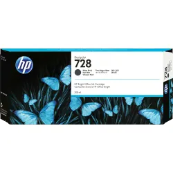 Hp Blæk Matt Sort 728 300ml Dj T730