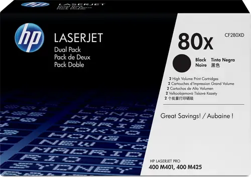HP CF280XD Sort Lasertoner HC Original