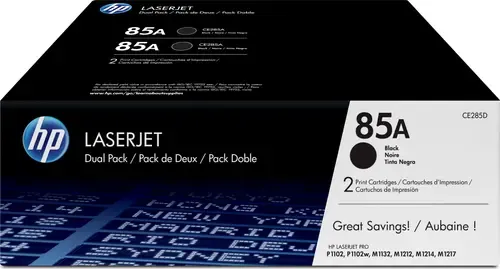 Hp Toner Sort 85a 1.6k Ce285ad 2-pack