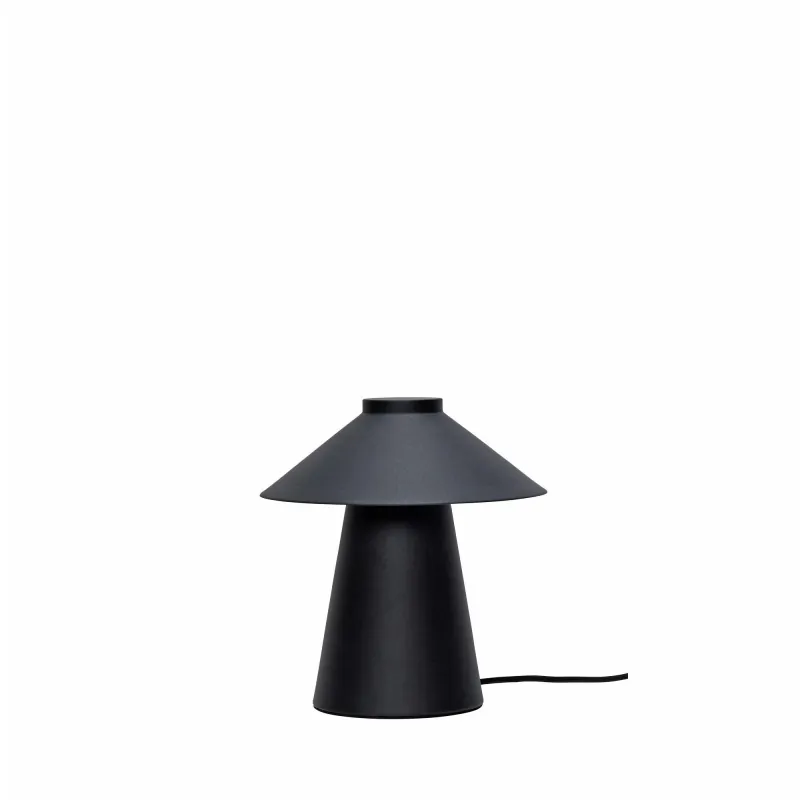 Hübsch Chipper bordlampe sort