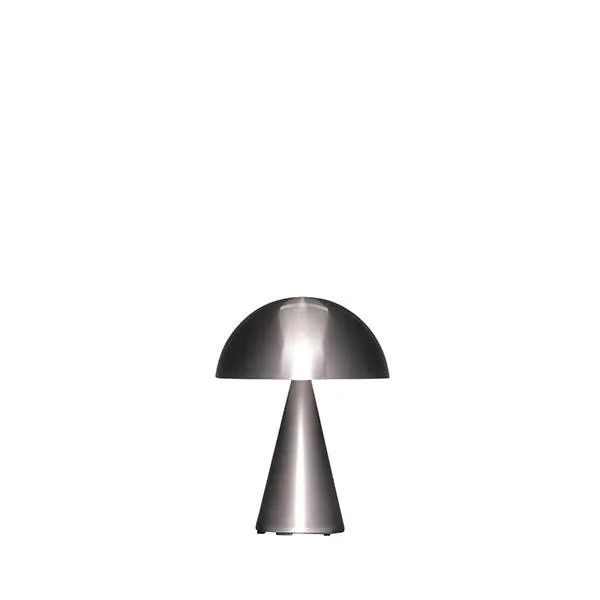 Hübsch Mush Transportabel Lampe Nikkel