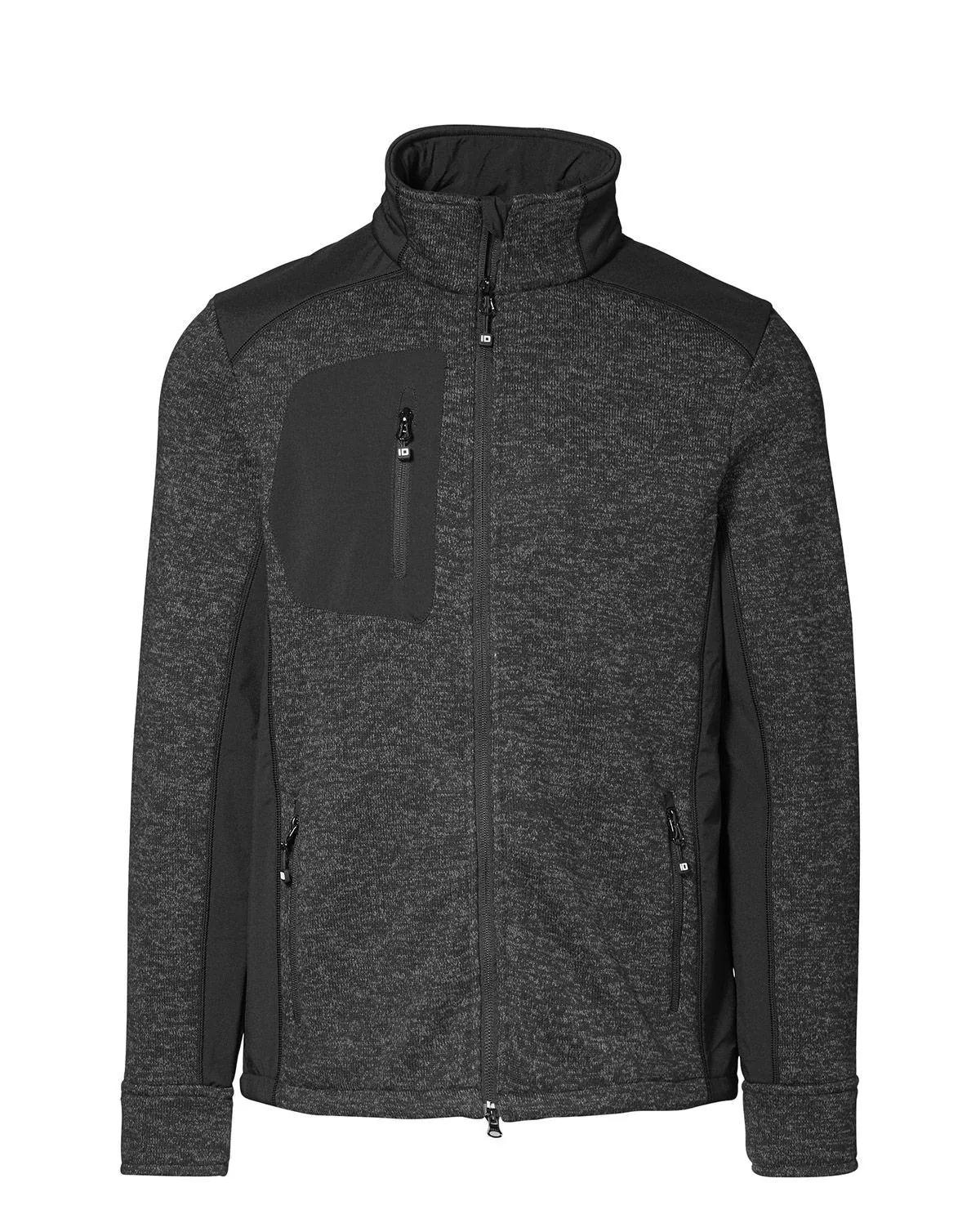 ID Strikfleece Cardigan Graphite Melange
