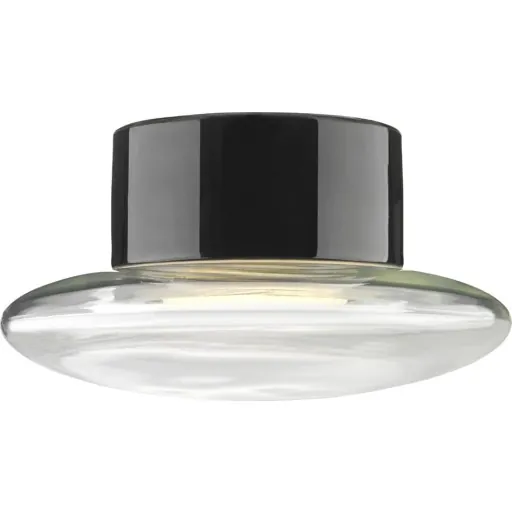 Ifö Cairo loftlampe Ø20 cm sort/klar