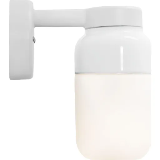Ifö Electric Ohm væglampe, hvid/opal