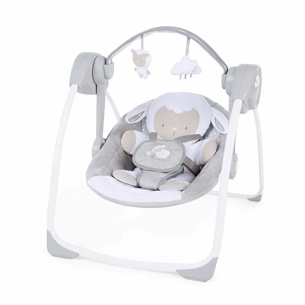Ingenuity Comfort 2 Go Portable Swing Cuddle Lamb