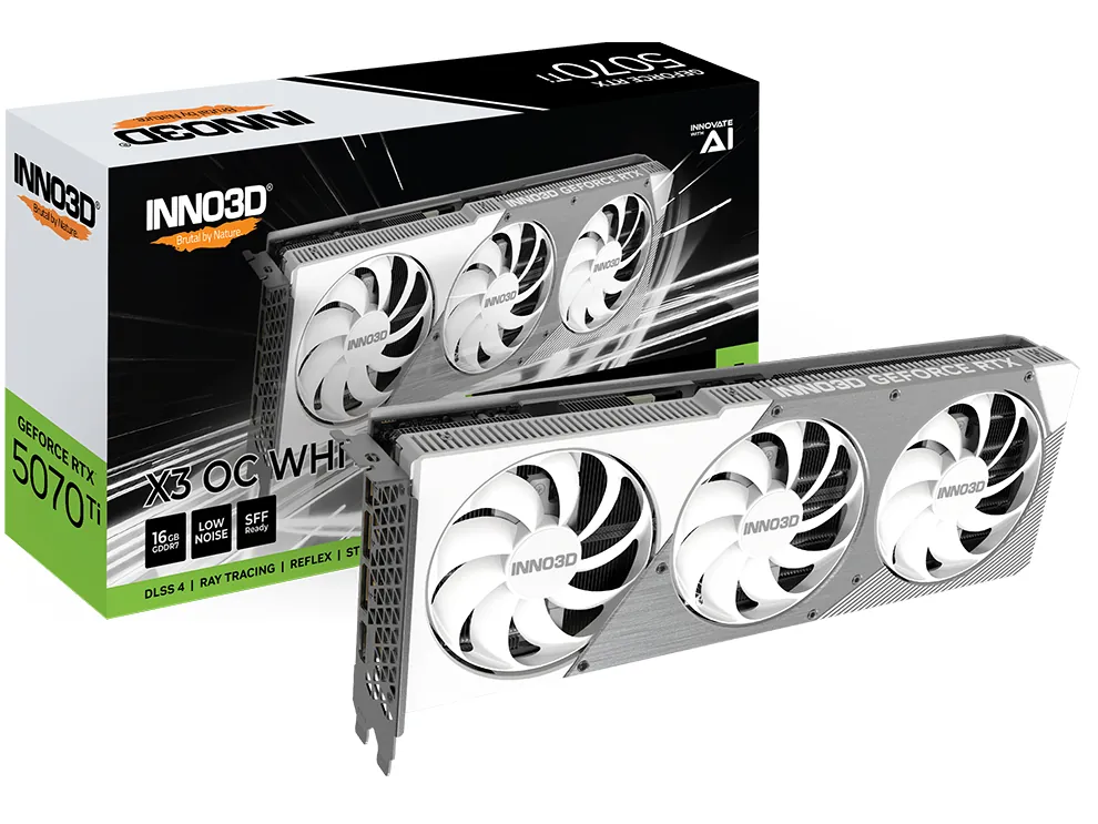 Inno3D GeForce RTX 5070 Ti X3 OC White