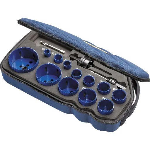 Irwin hulsavssæt bi-Metal Ø16-76 mm 18 dele