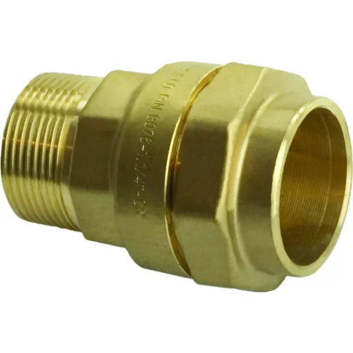 Isiflo overgang 63 mm x 2" med nippel