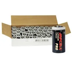 JAPCELL Lithium CR123 PRO Batteries