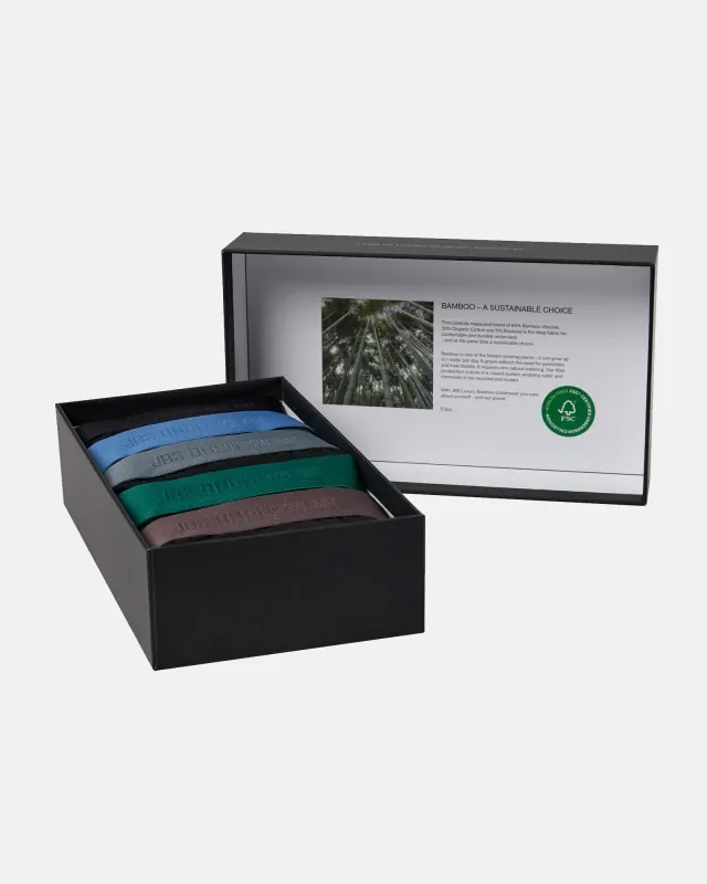JBS 5-pak bambus boxershorts