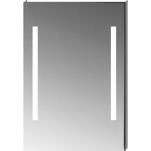 Jika Clear spejl med lys 60x81 cm