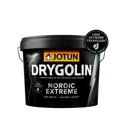 Jotun Drygolin Nordic Extreme Halvblank Hvid 9 L