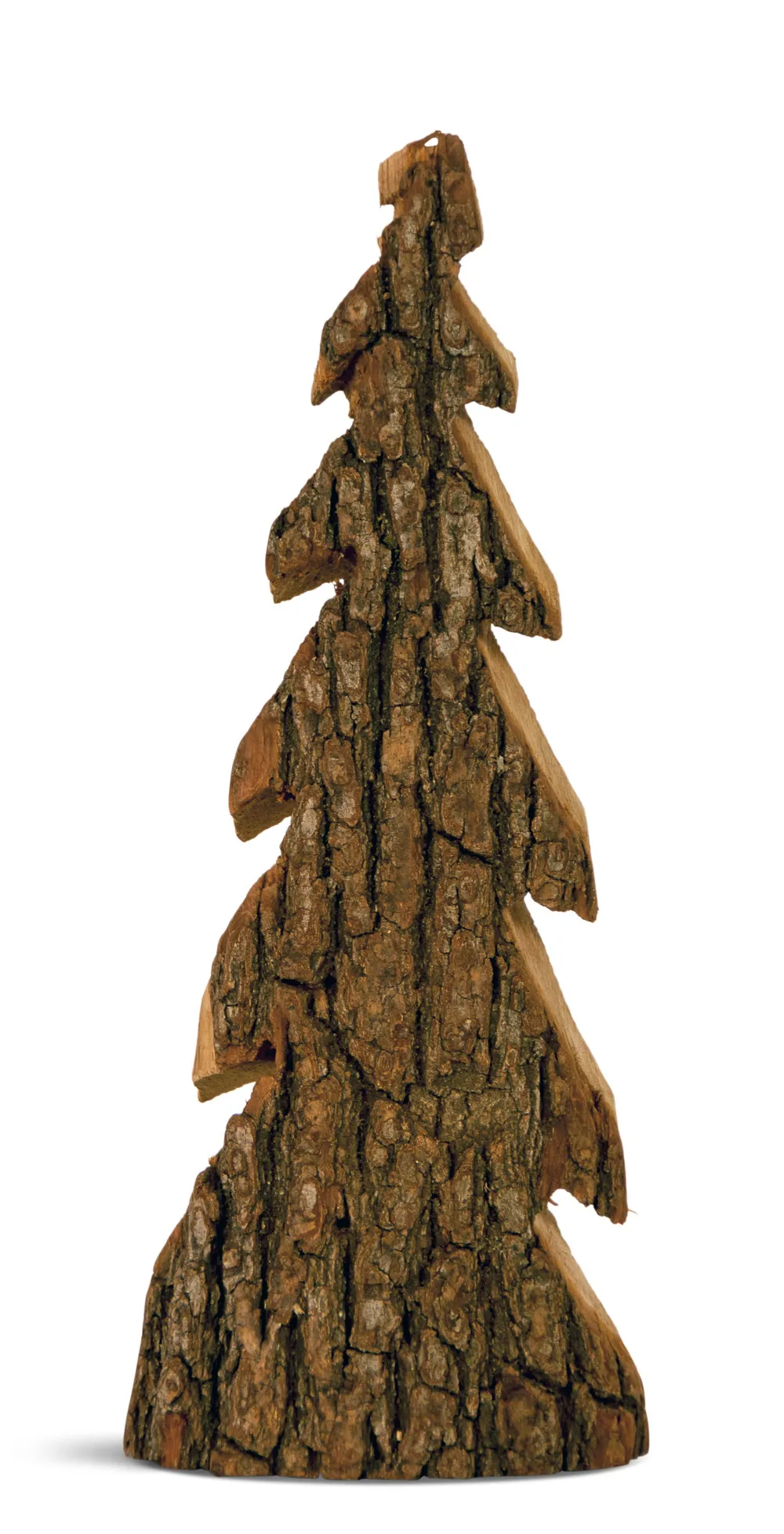 Juletræ med bark