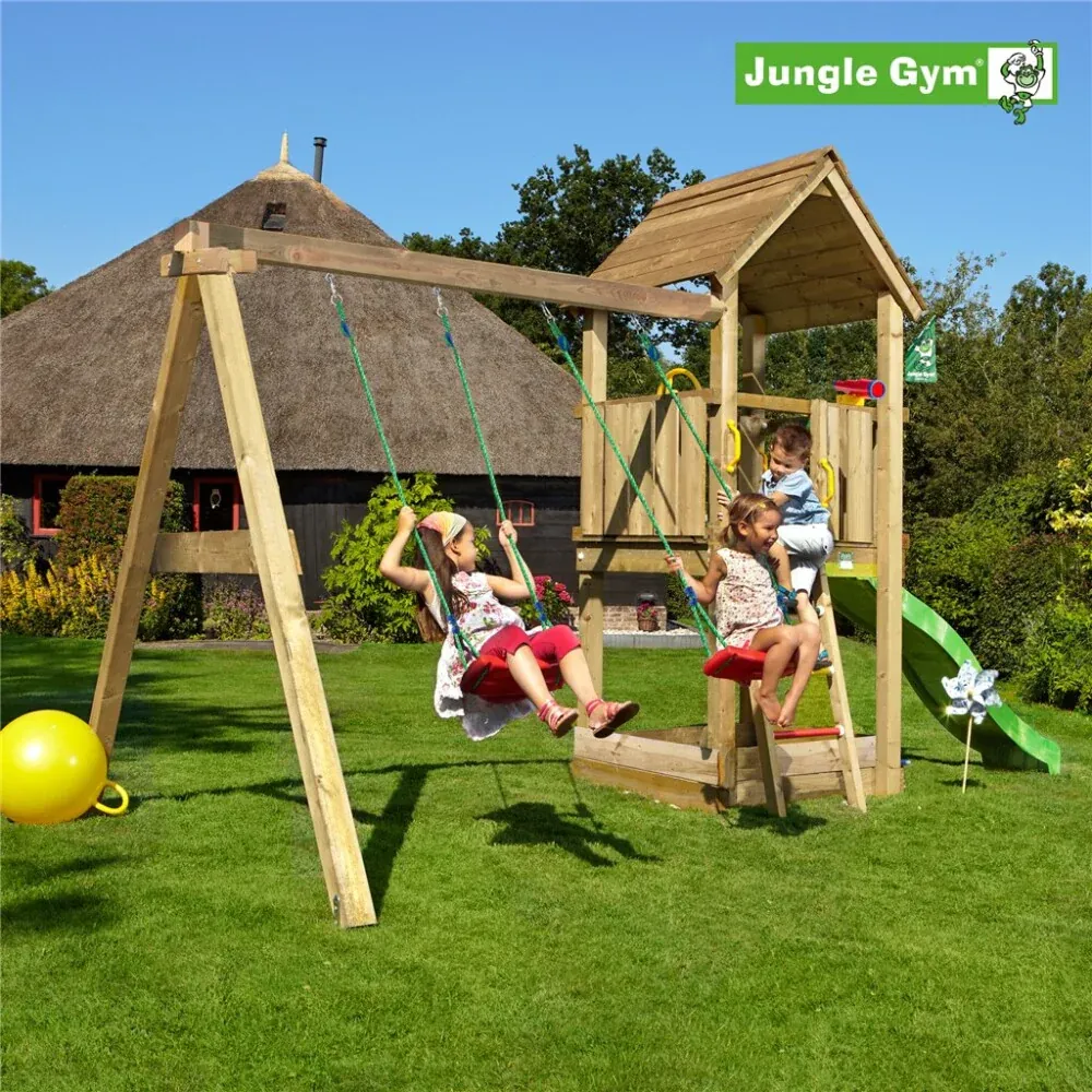 Jungle Gym Club Legetårn m/2-Swing Module