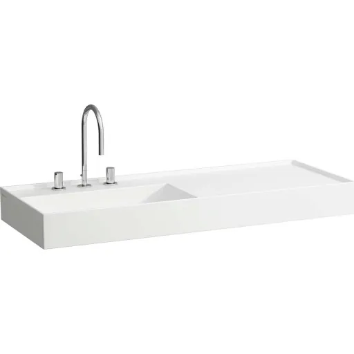 Kartell Laufen håndvask 120x46 cm venstre hvid