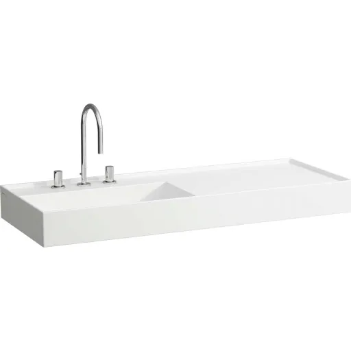 Kartell Laufen håndvask 120x46 cm venstre hvid