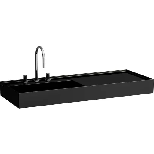 Kartell Laufen håndvask 120x46 cm venstre sort