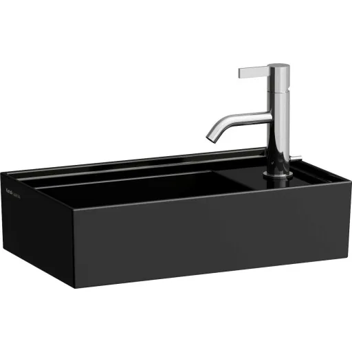 Kartell Laufen håndvask 46x28 cm højre sort