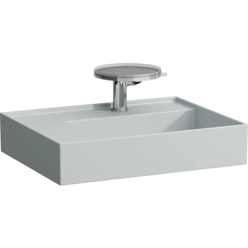 Kartell Laufen håndvask 60x46 cm højre mat grå