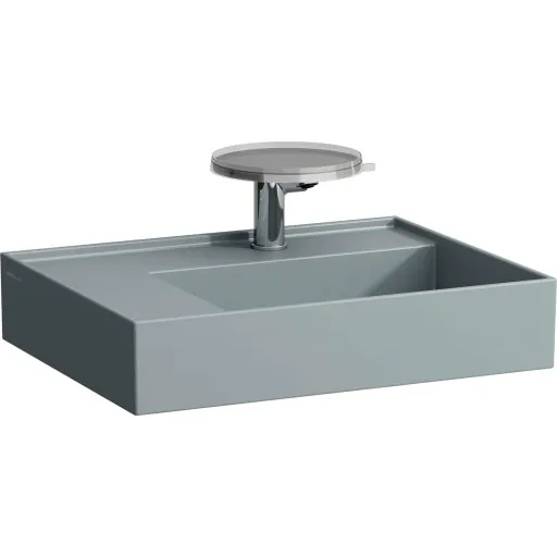 Kartell Laufen håndvask 60x46 cm højre mat grå