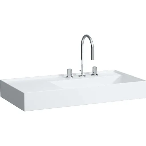 Kartell Laufen håndvask 90x46 cm højre hvid