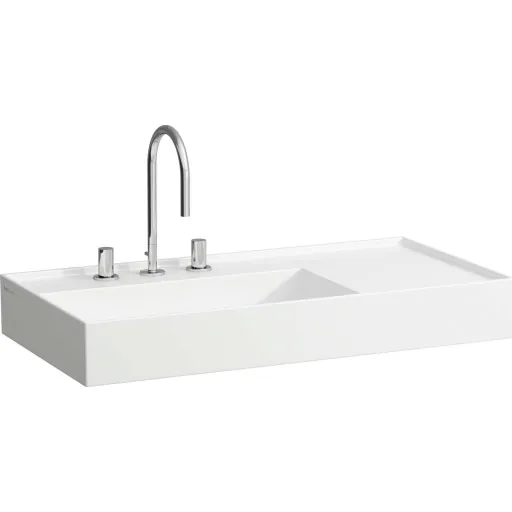 Kartell Laufen håndvask 90x46 cm venstre hvid