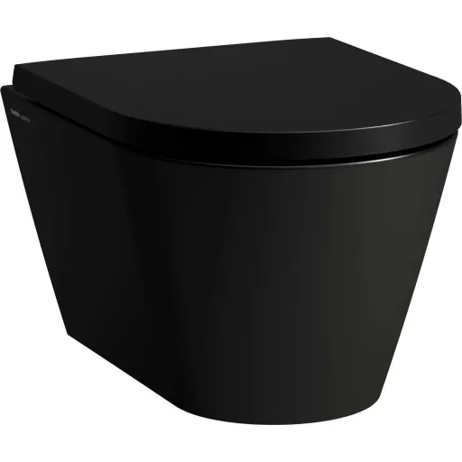 Kartell Laufen væghængt toilet, mat sort