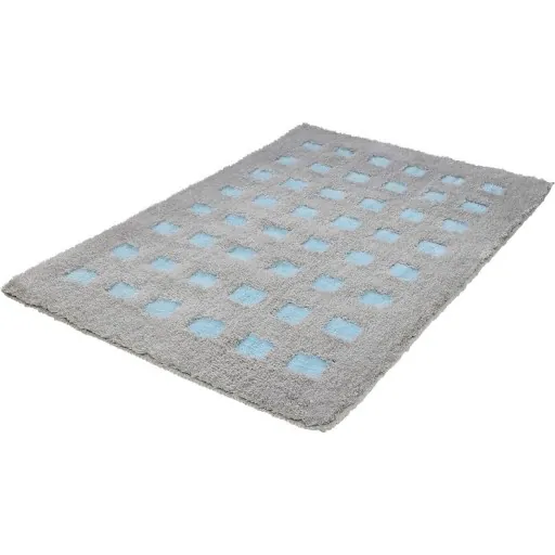 Kleine Wolke Boxes bademåtte 60x90 cm blå/grå
