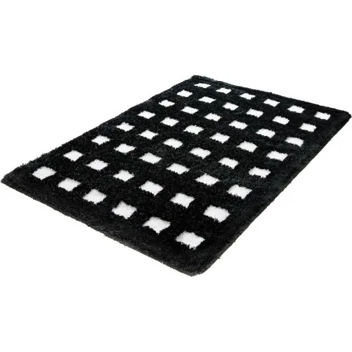 Kleine Wolke Boxes bademåtte 60x90 cm hvid/sort