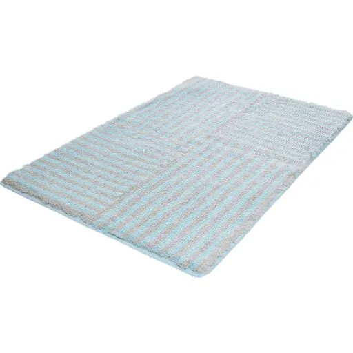 Kleine Wolke Chelsea bademåtte 60x90 cm blå/grå