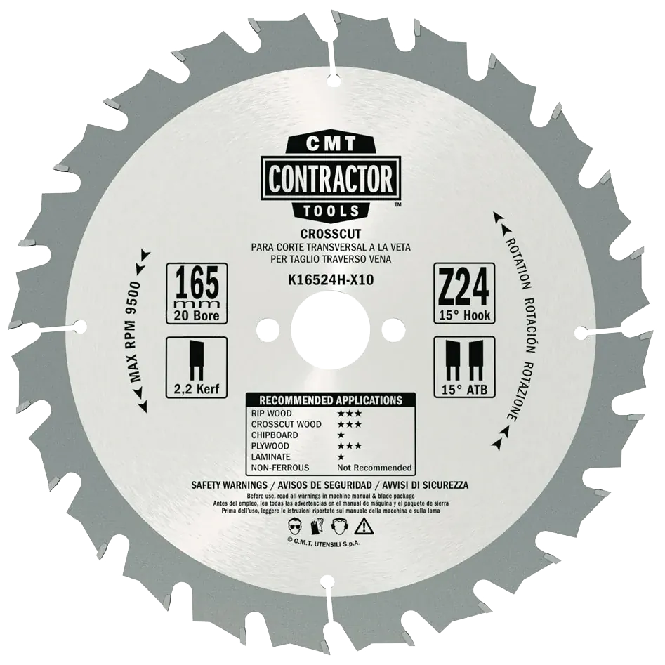 Klinge 165x1,7x20 Z24 W